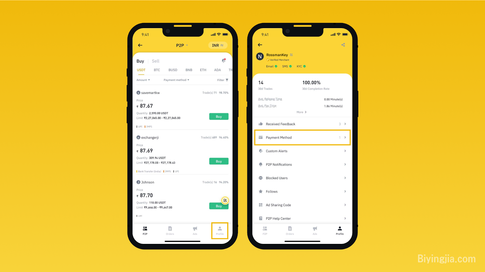 如何在幣安P2P 上檢查您的已驗證名稱| 幣安廣場上的Binance Blog